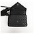 Autre Marque College Medium gesteppte Leder-Schultertasche Black Silver - Ansicht 6