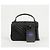 Autre Marque College Medium gesteppte Leder-Schultertasche Black Silver - Ansicht 8