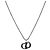 Collar Dior plata - vista 2