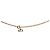 Dior Collana Oblique in oro con cuore in zircone - vista 4