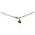Dior Collar Black Cubic CD Gold - vista 4