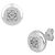 Loewe Orecchini a bottone Pebble in argento