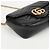 Gucci Borsa a tracolla Supermini GG Marmont Matelassé Black Gold - vista 8