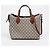 Gucci Borsa Tote e a tracolla GG Supreme Canvas Brown - vista 2