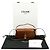 Céline Borsa a pochette e a tracolla in vitello marrone con tracolla tan - vista 3