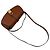 Céline Borsa a pochette e a tracolla in vitello marrone con tracolla tan - vista 6