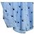 Burberry Camicia oversize a maniche lunghe con stampa logo Archive Knight da uomo - Blu - vista 6