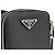 Prada Saffiano Gürteltasche mit Dreieckslogo Schwarz - Ansicht 6