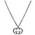 Gucci Collana intrecciata in argento