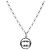 Gucci Collana in Argento a Cerchi Intrecciati
