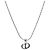 Collana Dior Cubic Argento Metallo - vista 2