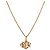 Colar Dior Emblem Gold