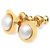 Salvatore Ferragamo Orecchini Gancini Pearl - vista 6