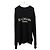Balmain Strickpullover aus Rippwolle Schwarz XL