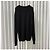 Balmain Strickpullover aus Rippwolle Schwarz XL - Ansicht 2