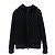 Fendi Velours Bomber Hoodie Schwarz