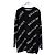 Balenciaga Multi Logo Strickpullover Schwarz