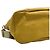 Prada Borsa a tracolla con tasca zip in pelle Vitello Daino Mustard - vista 14