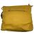 Prada Borsa a tracolla con tasca zip in pelle Vitello Daino Mustard - vista 5