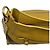 Prada Borsa a tracolla con tasca zip in pelle Vitello Daino Mustard - vista 7