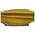 Prada Borsa a tracolla con tasca zip in pelle Vitello Daino Mustard - vista 9