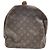 Louis Vuitton Borsa Keepall Monogram Canvas Boston Bag Tote Brown - vista 3