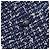 Chanel Gonna in tweed e seta blu navy da donna - vista 5