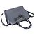 Prada Vitello Saffiano morbido blu navy con logo a lettere - vista 4