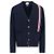 Thom Browne RWB Streifen-Intarsia-Baumwollcardigan