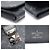 Louis Vuitton Clutch porta documenti e tablet Frank GM in tela Monogram Eclipse - vista 7