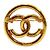 Spilla Chanel CC Oro in Metallo - vista 2