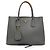 Prada Bolso Tote Doble de Saffiano Bolso de Hombro Medium