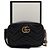 Gucci Mini borsa a tracolla matelassé nera con catena