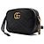 Gucci Mini borsa a tracolla matelassé nera con catena - vista 3