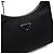 Prada Borsa Hobo Tote Re-Edition in Nylon Tessuto Nero - vista 10