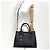 Prada Saffiano Double Tote Bag Schultertasche Medium Schwarz - Ansicht 2