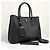 Prada Saffiano Double Tote Bag Schultertasche Medium Schwarz - Ansicht 3