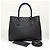 Prada Saffiano Double Tote Bag Schultertasche Medium Schwarz - Ansicht 4