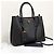 Prada Saffiano Double Tote Bag Schultertasche Medium Schwarz - Ansicht 6