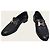 Hermès Mocassins Paris para mulher com logótipo dourado e preto - vista 3