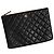 Chanel Borsa a Pochette Classic Caviar Black Medium