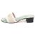 Dior Mules Sandali Pantofole Dway Donna in Cotone Ricamato