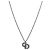 Dior Cubic CD Silver Halskette