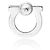 Salvatore Ferragamo Orecchini Gancini Crystal Large - vista 5