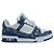 Louis Vuitton Sneakers Trainer Monogram Denim Leather Sneakers Blue - vista 5