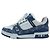 Louis Vuitton Sneakers Trainer Monogram Denim Leather Sneakers Blue - vista 8