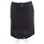Falda de tweed Chanel negra