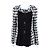 Chanel Tweed Jacke Schwarz Weiß
