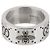 Gucci Breiter Icon Ring mit gravierter Biene in Silver Size - Ansicht 4