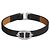 Hermès Mini Bracelet Leather Bracelet Noir - vista 2